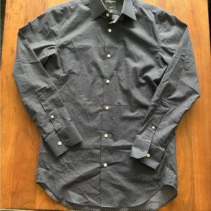 Bonobos Navy Patterned Dress Shirt